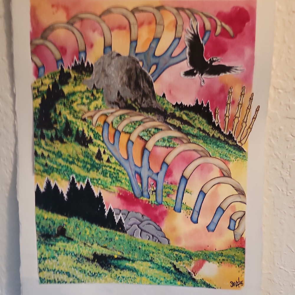 Mixed Media ORIGINAL Collage
